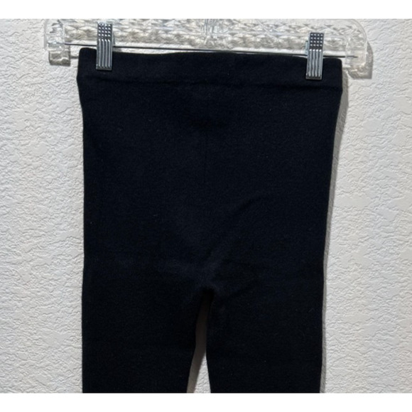 NORDSTROM SIGNATURE Cashmere Blend Leggings Black XXS Super Soft Cozy - Picture 2 of 8